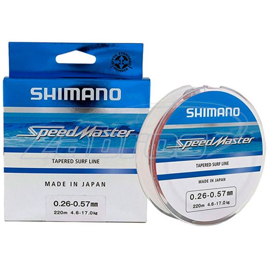 Фото Shimano Speedmaster Tapered Surf Line, 0,33-0,57 мм, 7,20-17,00 кг, 220 м