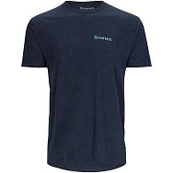 Футболка Simms Species T-Shirt, 14093-414-50, XL, Navy Heather, купить, цены в Киеве и Украине, интернет-магазин | Zabros