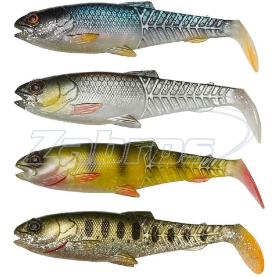 Фото Savage Gear Craft Cannibal Paddletail Clear Water Mix, 4,90", 12,5 см, 20 г, 4 шт