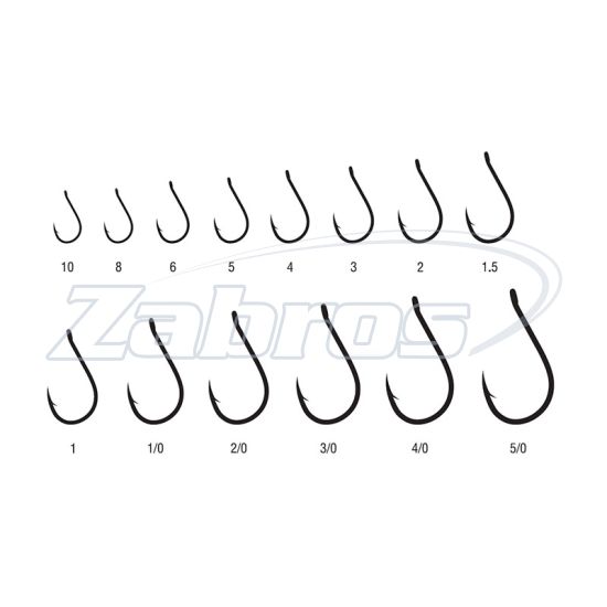 Фотография Fudo Chinu W/Ring, CHNR-1101, 3/0, 4 шт, Black Фотография Fudo Chinu W/Ring, CHNR-1101, 3/0, 4 шт, Black