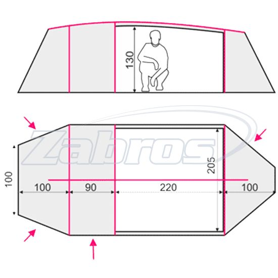 Фотографія Terra Incognita Bravo 4 Alu,Green