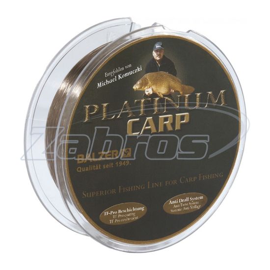 Фото Balzer Platinum Carp, 12085 030, 0,3 мм, 8,3 кг, 600 м, Brown