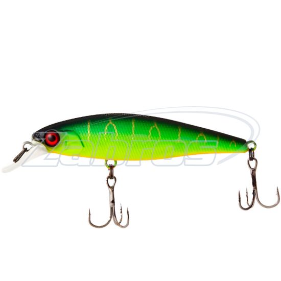 Фото Jackall Squad Minnow 80SP, 8,2 см, 9,7 г, 1,2 м, Mat Tiger