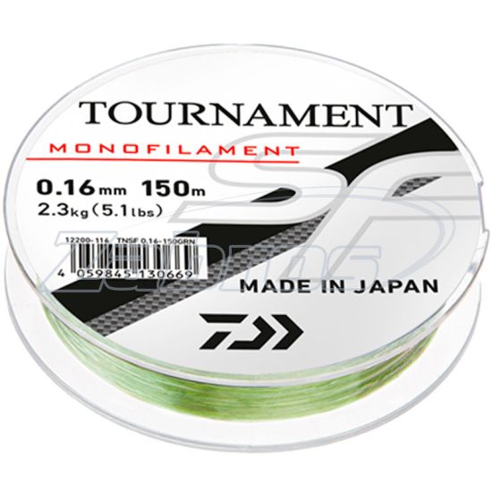 Фото Daiwa Tournament SF, 12200-118, 0,18 мм, 2,9 кг, 150 м, Green Фото Daiwa Tournament SF, 12200-118, 0,18 мм, 2,9 кг, 150 м, Green