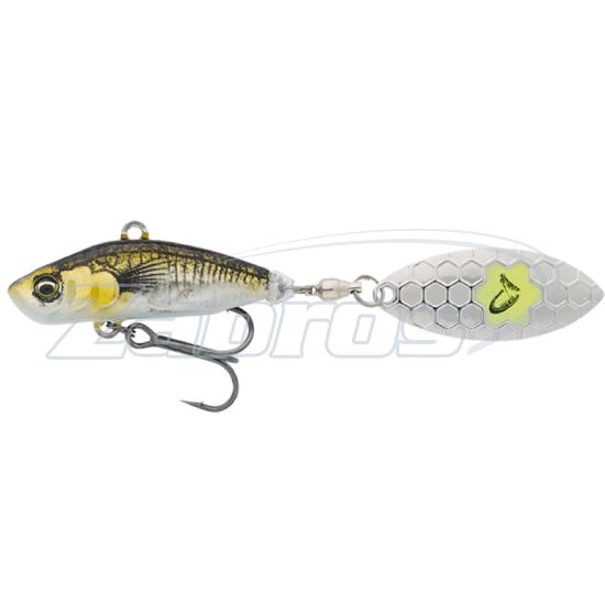 Фото Savage Gear 3D Sticklebait Tailspin, 9 г, 6,5 см, Green Silver Ayu