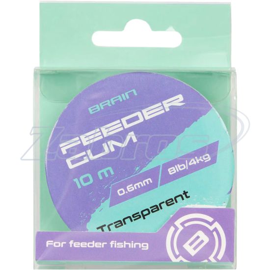 Фотография Brain F-Gum, 0,6 мм, 4 кг, 10 м, Transparent