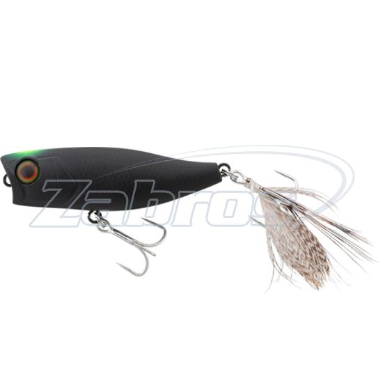 Фото Jackall Chubby Popper 42F, 4,2 см, 3,3 г, Sight Mat Black