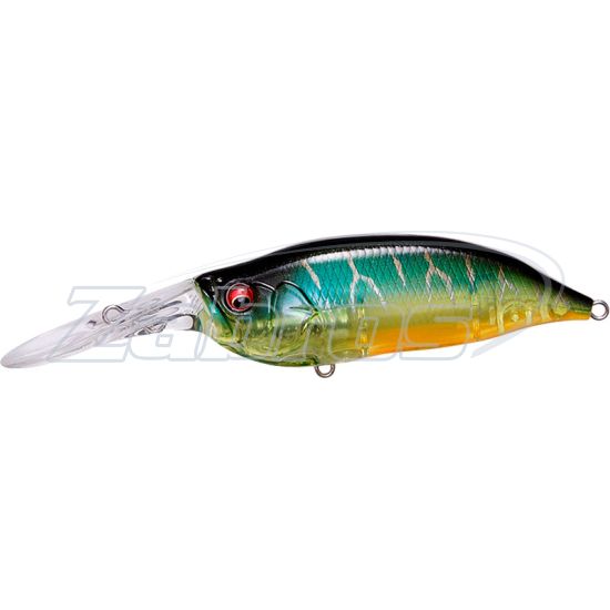 Фото Megabass IxI Shad Type-3 57SF, 5,7 см, 7 г, 2,3 м, Clear Hot Tiger
