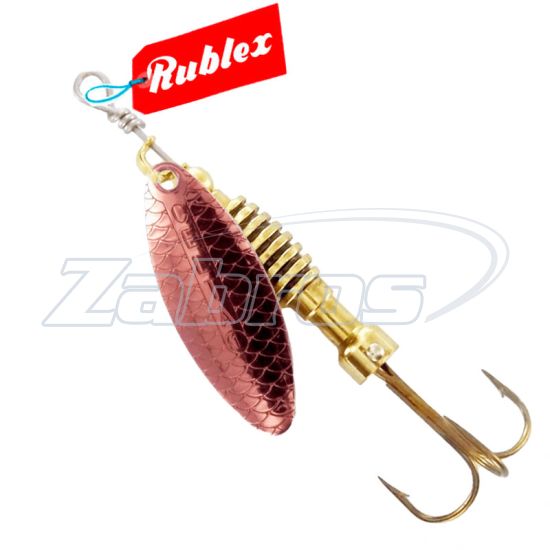 Фото Rublex Celta Long, блистер, #1, 5 г, 6 см, 2 шт, Cobre