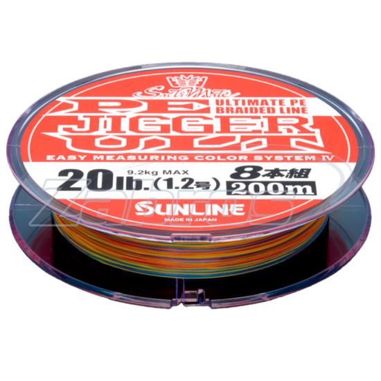 Фото Sunline PE-Jigger ULT 8 Braid, #2,5, 0,26 мм, 18,5 кг, 200 м, Multi Color