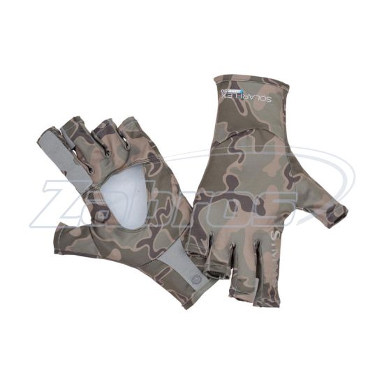 Фото Simms SolarFlex SunGlove, 10489-245-40, L, Tongass Camo Tumbleweed