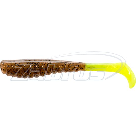 Фото Z-Man Swimmin' Trout Trick, 3,50", 8,9 см, 6 шт, Pumpkin/Chartreuse Tail