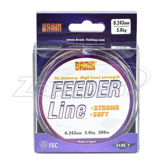 Фотография Brain Feeder, 0,24 мм, 5 кг, 300 м, Brown