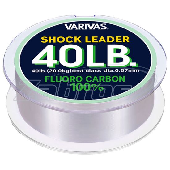 Фото Varivas Shock Leader Fluorocarbon, 0,52 мм, 15,75 кг, 30 м Фото Varivas Shock Leader Fluorocarbon, 0,52 мм, 15,75 кг, 30 м