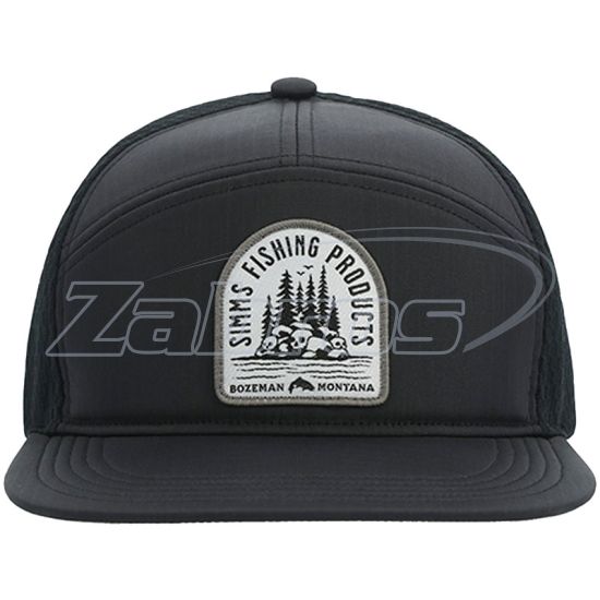 Фото Simms 7-Panel Tech Trucker Cap, 13603, Trucker Black