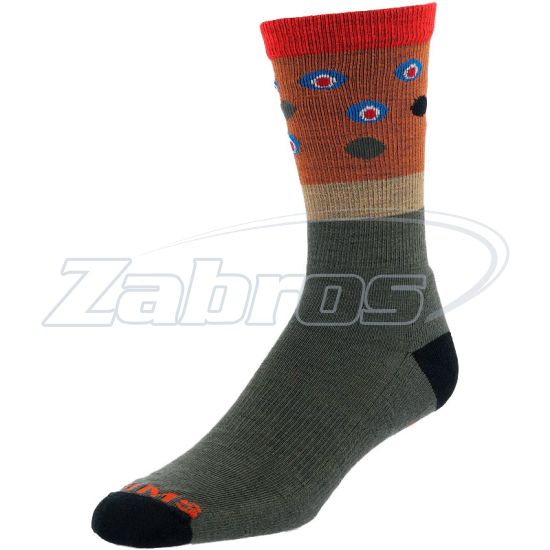 Фото Simms Daily Socks, 13451-1010-50, XL, Troutscape