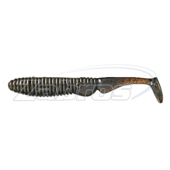 Фото Jackall Ammonite Shad, 3,00", 7,6 см, 8 шт, Green Pumpkin Pepper