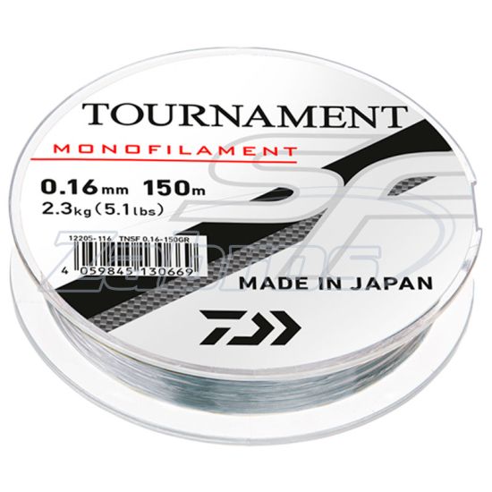 Фото Daiwa Tournament SF, 12205-116, 0,16 мм, 2,3 кг, 150 м, Grey