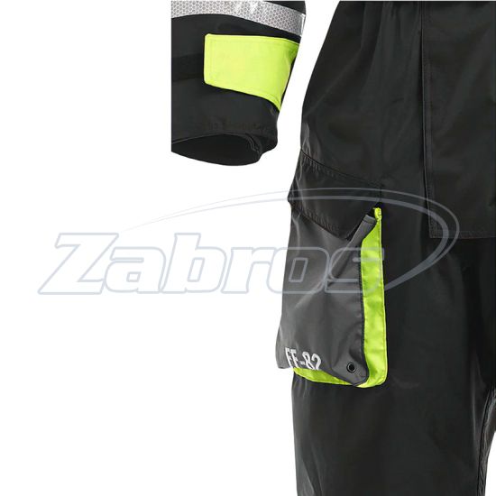 Малюнок Fladen Floatation Suit, 22-845XB-XL, Black