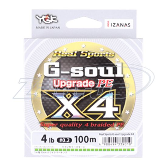 Фото YGK G-Soul X4 Upgrade, #1,5, 0,2 мм, 11,3 кг, 200 м, Gray
