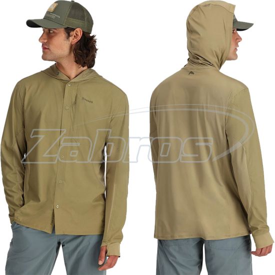 Фотографія Simms Intruder Fishing Hoody, 14442, XXL, Bay Leaf