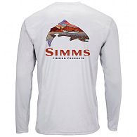 Футболка Simms Solar Tech Tee - River Collection, 12883-142-60, XXL, Simms Troutscape Sterling: купить, цена, Киев, Украина | Zabros