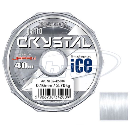 Фото Dragon Nano Crystal Ice, 32-42-022, 0,22 мм, 6,1 кг, 40 м, Clear