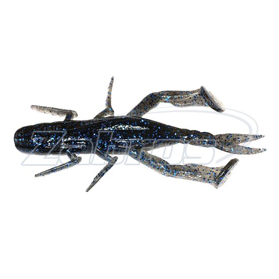 Фото Jackall Dragon Bug, 3,00", 7,6 см, 7 шт, Black / Blue Shrimp