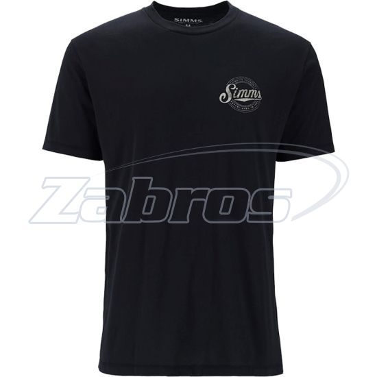 Фото Simms Circle Lockup T-Shirt, 14273-001-40, L, Black