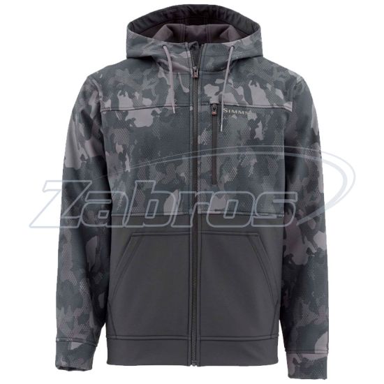 Фото Simms Rogue Hoody, 12654-008-40, L, Hex Flo Camo Carbon