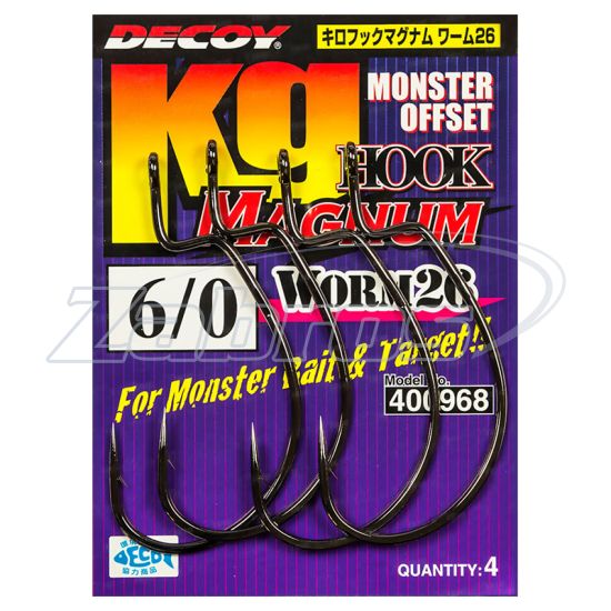 Картинка Decoy Worm26, Kg Hook Magnum, 10/0, 2 шт