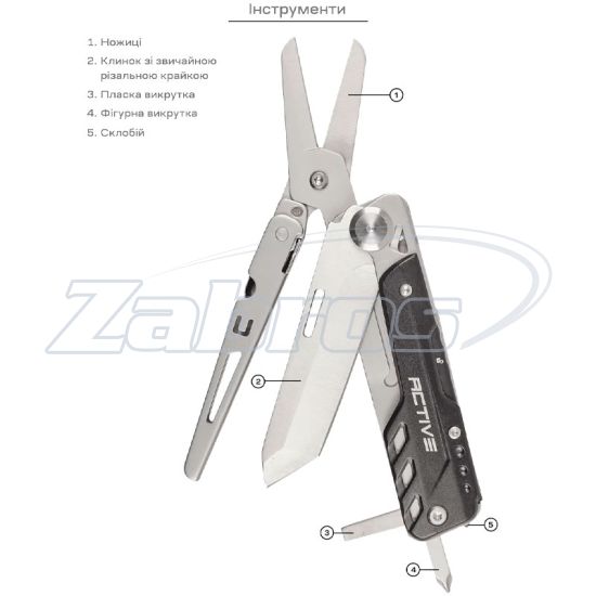 Ціна Мультитул Active Eddie