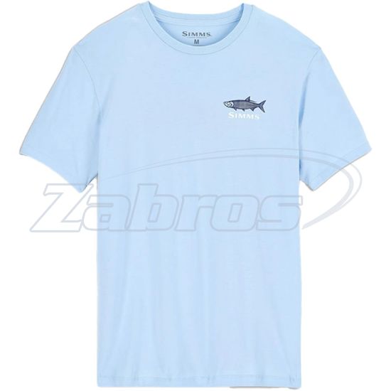 Фото Simms Tarponwear T-Shirt, 14274, XL, Sky Blue