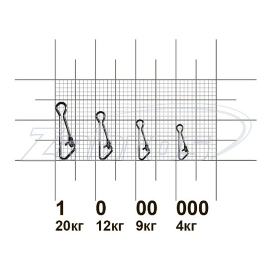 Фотография MiniMax Hooked Snap, YM-2003-000, 4 кг, 10 шт