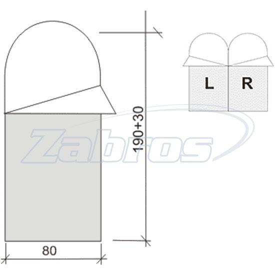Картинка Terra Incognita Asleep 400, L, Dark Blue