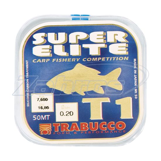 Фото Trabucco Super Elite T1 Carp Fishery, 058-60-200, 0,2 мм, 7,65 кг, 50 м