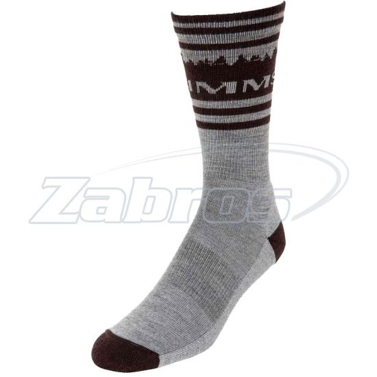 Фото Simms Daily Socks, 13451-867-40, L, Treeline Mahogany