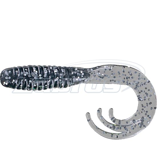 Фото Big Bite Baits Triple Tip Grub, 2,00", 5,08 см, 10 шт, Smoke Silver MF