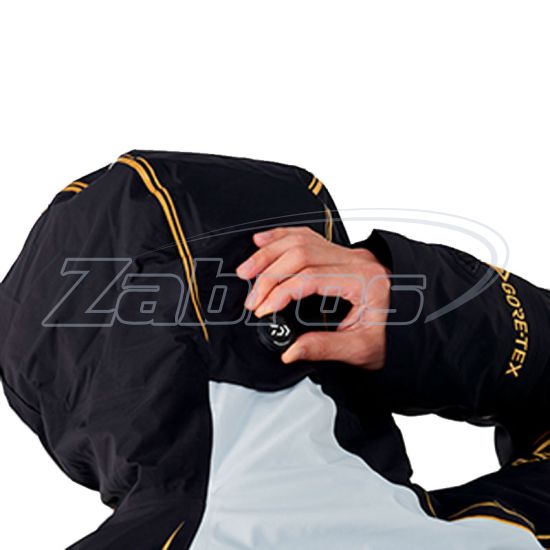 Картинка Daiwa DW-1020T, Tournament Gore-Tex Winter Suit, M, Light Gray