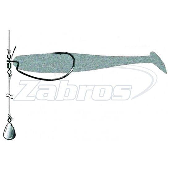 Купити Decoy HD Hook offset Worm 117, 2, 5 шт, Black