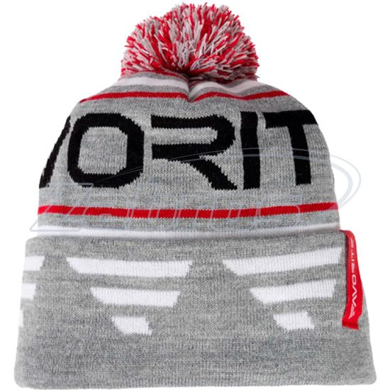 Фотографія Favorite Pompon Hat, 56, Grey Black Logo