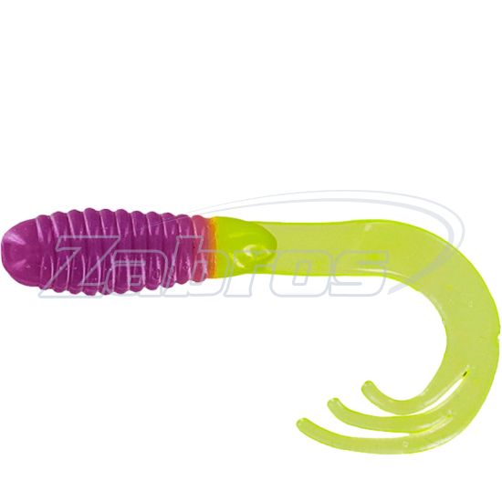 Фото Big Bite Baits Triple Tip Grub, 2,00", 5,08 см, 10 шт, Purple/Chart