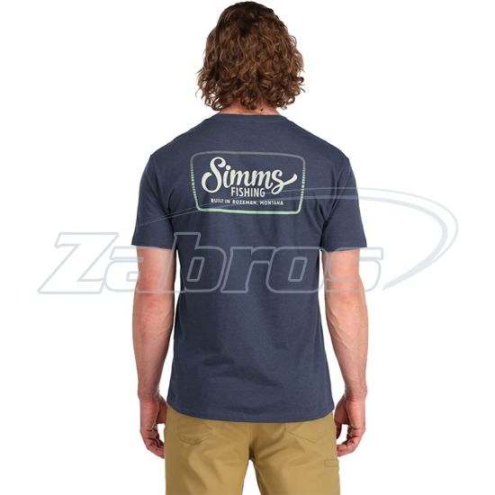 Цена Simms Two Tone Pocket Tee, 13628-414-20, S, Navy Heather