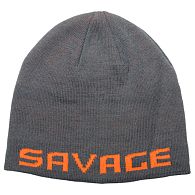 Шапка Savage Gear Logo Beanie, 73738, Rock Grey/Orange: купить, цена, Киев, Украина | Zabros