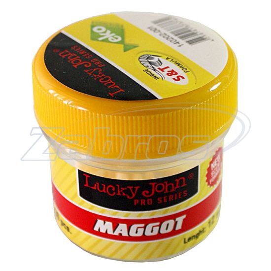 Фото Lucky John Maggot, 14 мм, 25 шт, White
