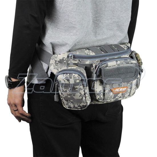 Фотография Prox Digital Camo Waist Bag, VC102W, 37x10x15 см, White
