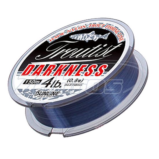 Фото Sunline Troutist Darkness, 0,15 мм, 2 кг, 150 м, Blue