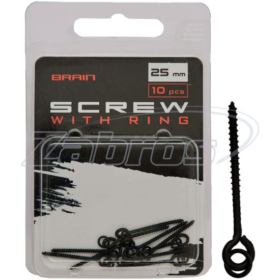 Фото Brain Screw With Ring, 25 мм, 10 шт Фото Brain Screw With Ring, 25 мм, 10 шт