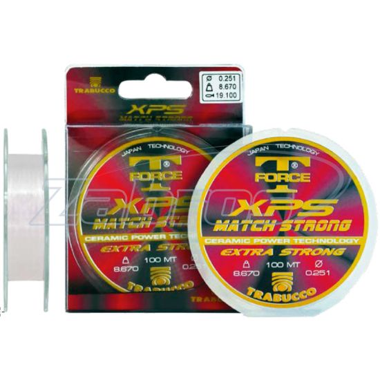 Фото Trabucco T-Force XPS Match Strong, 053-82-160, 0,16 мм, 3,98 кг, 25 м Фото Trabucco T-Force XPS Match Strong, 053-82-160, 0,16 мм, 3,98 кг, 25 м