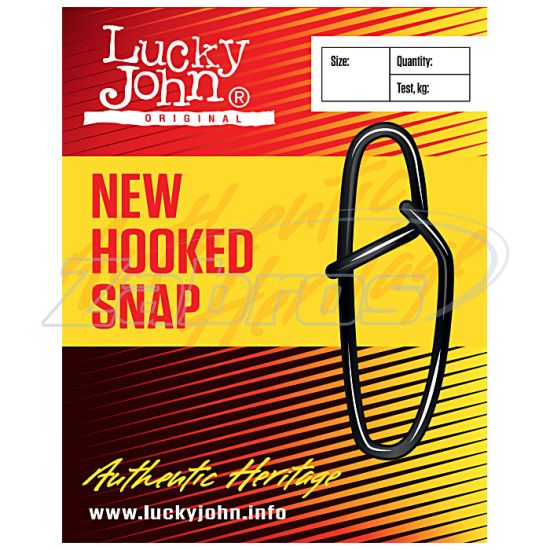 Фотографія Lucky John New Hooked Snap, 5062-00, 5 кг, 10 шт